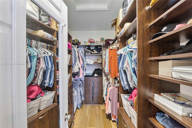 6017 NW 56th Cir, Coral Springs, FL 33067 - spacious closet featuring light wood-type flooring