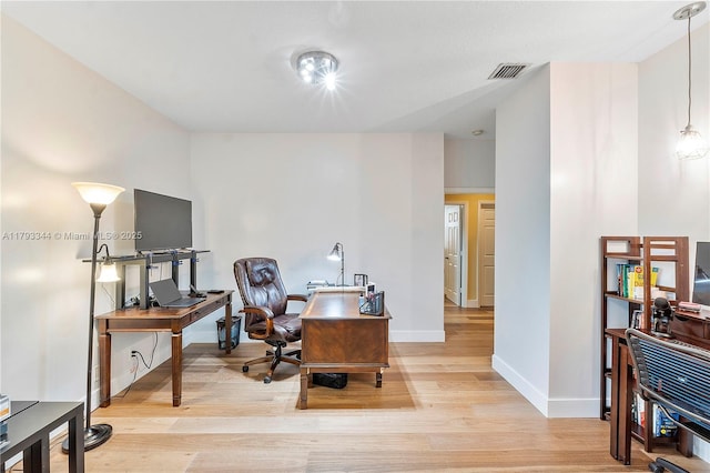 6017 NW 56th Cir, Coral Springs, FL 33067 - home office with light wood-type flooring and baseboards
