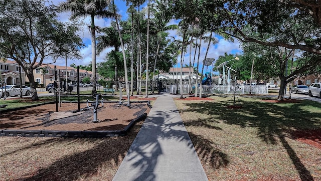 view of community with a residential view