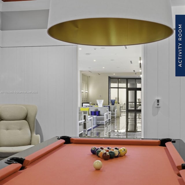 2000 Metropica Way Unit 1710, Sunrise, FL 33323 - game room with a decorative wall and pool table