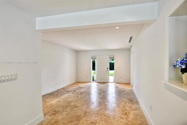 255 Ridgewood Rd, Key Biscayne, FL 33149 - empty room featuring baseboards and recessed lighting