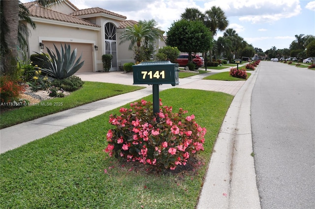 view of road featuring sidewalks