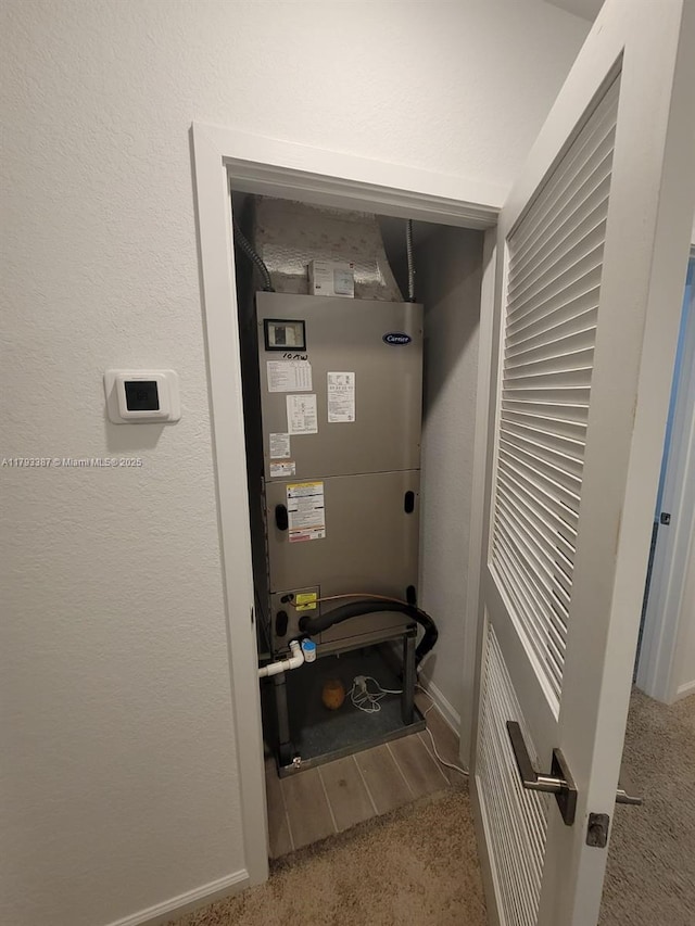 view of utility room