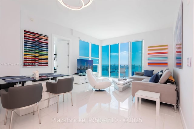 950 Brickell Bay Dr Unit 4710, Miami, FL 33131 - view of tiled living area