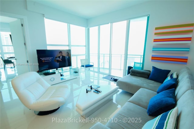 950 Brickell Bay Dr Unit 4710, Miami, FL 33131 - living area with a wealth of natural light