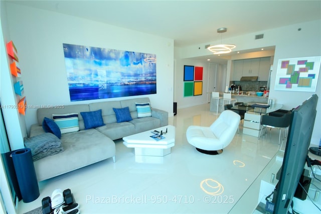 950 Brickell Bay Dr Unit 4710, Miami, FL 33131 - living area with visible vents