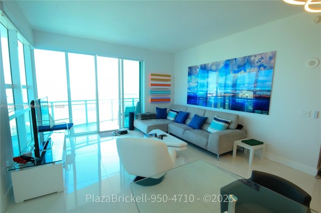950 Brickell Bay Dr Unit 4710, Miami, FL 33131 - view of tiled living area