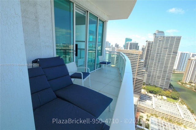 950 Brickell Bay Dr Unit 4710, Miami, FL 33131 - balcony featuring a view of city