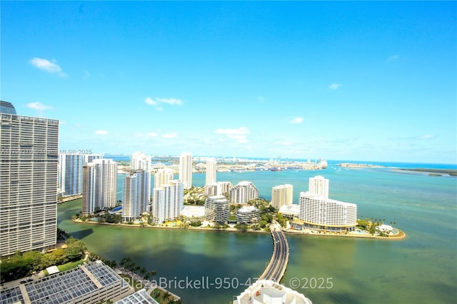 950 Brickell Bay Dr Unit 4710, Miami, FL 33131 - water view with a view of city