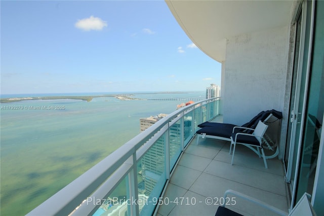 950 Brickell Bay Dr Unit 4710, Miami, FL 33131 - balcony with a water view