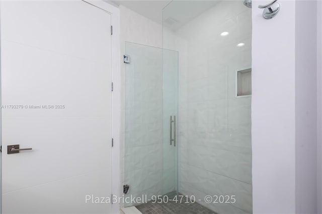 950 Brickell Bay Dr Unit 4710, Miami, FL 33131 - bathroom featuring a shower stall