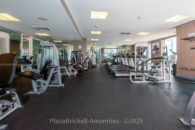950 Brickell Bay Dr Unit 4710, Miami, FL 33131 - view of gym
