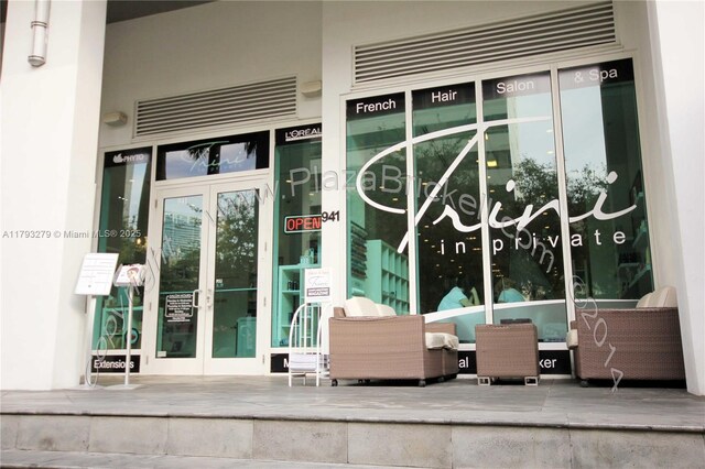 950 Brickell Bay Dr Unit 4710, Miami, FL 33131 - property entrance featuring french doors