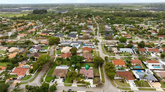 drone / aerial view featuring a residential view