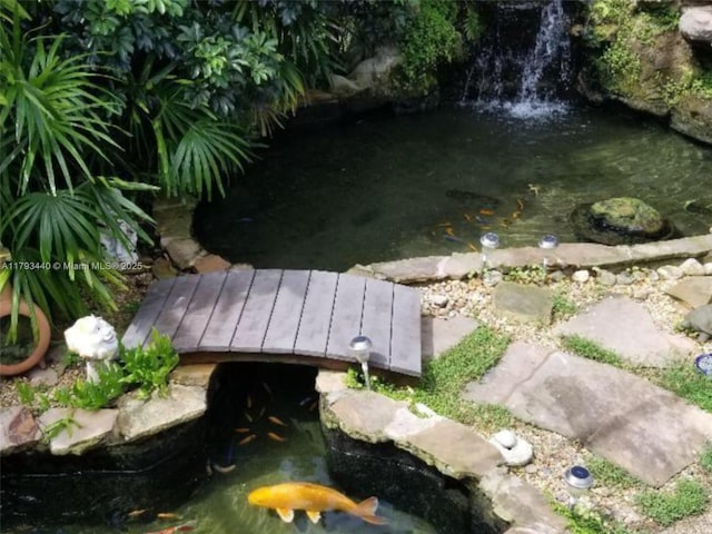 14520 SW 79th Ct, Palmetto Bay, FL 33158 - exterior view of a garden pond