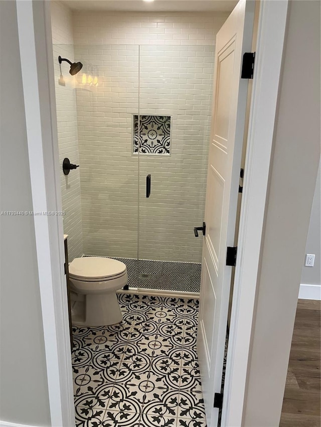 14520 SW 79th Ct, Palmetto Bay, FL 33158 - full bathroom with a stall shower and tile patterned floors
