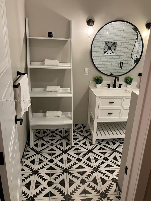 14520 SW 79th Ct, Palmetto Bay, FL 33158 - bathroom with tile patterned flooring and vanity
