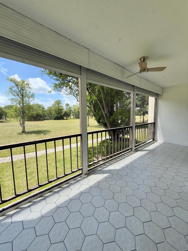 6080 NW 44th St Unit 205, Lauderhill, FL 33319 - view of patio / terrace featuring ceiling fan