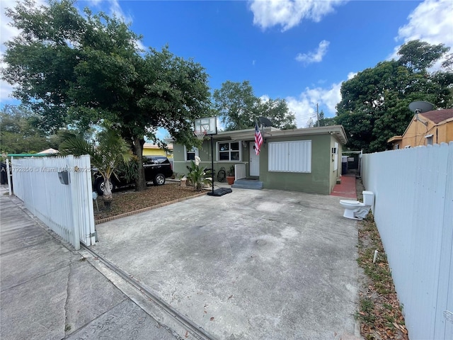 2144 NW 85th St, Miami, FL 33147 - view of front of home with fence
