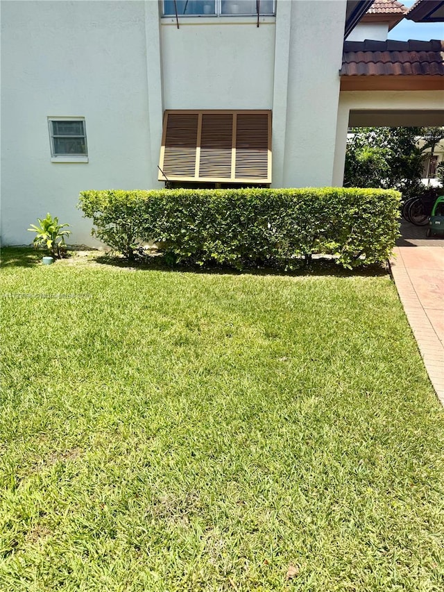 view of yard