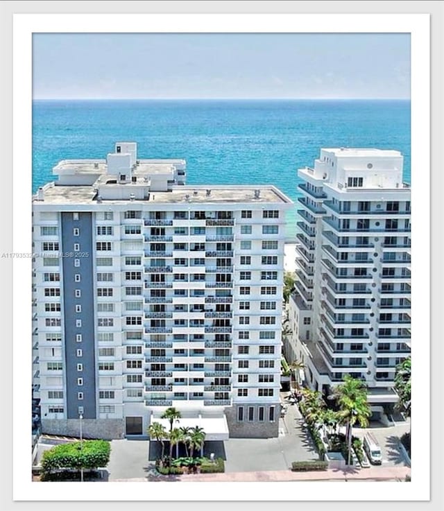 5825 Collins Ave Unit Ph1B, Miami Beach, FL 33140 - drone / aerial view with a water view