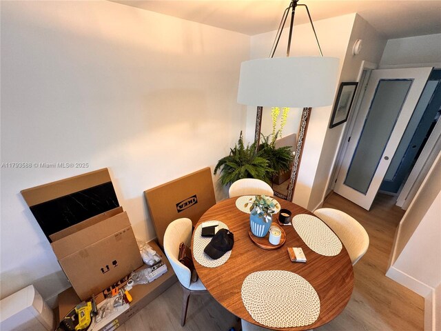 900 Atlantic Shores Blvd Unit 116, Hallandale Beach, FL 33009 - dining room with wood finished floors