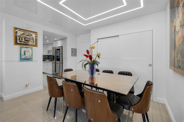 2030 S Ocean Dr Unit 2005, Hallandale Beach, FL 33009 - dining area with baseboards
