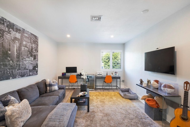 14405 SW 84th Ct, Palmetto Bay, FL 33158 - living area with visible vents and recessed lighting
