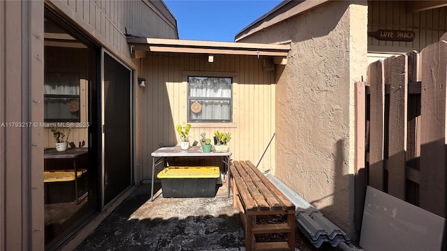 view of side of property