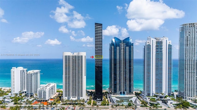 17141 Collins Ave Unit 3002, Sunny Isles Beach, FL 33160 - exterior space featuring a water view and a city view