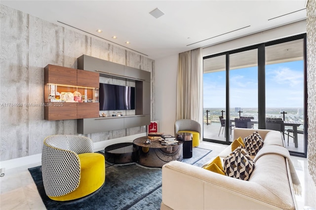 17141 Collins Ave Unit 3002, Sunny Isles Beach, FL 33160 - living area featuring recessed lighting