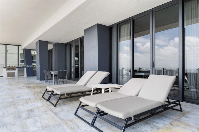 17141 Collins Ave Unit 3002, Sunny Isles Beach, FL 33160 - view of patio / terrace featuring a balcony