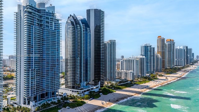 17141 Collins Ave Unit 3002, Sunny Isles Beach, FL 33160 - view of city with a water view and a view of the beach