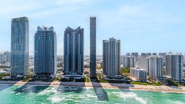 17141 Collins Ave Unit 3002, Sunny Isles Beach, FL 33160 - exterior space featuring a beach view, a city view, and a water view
