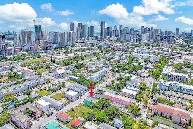 1814 NW 2nd Ct, Miami, FL 33136 - drone / aerial view of a view of skyline