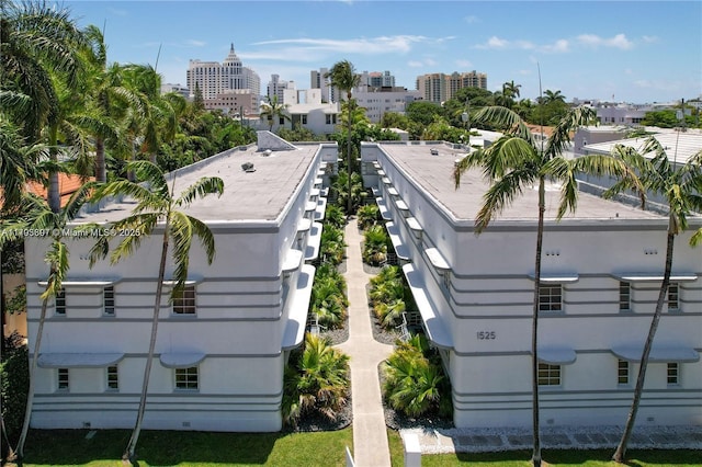 1525 Pennsylvania Ave Unit 5, Miami Beach, FL 33139 - bird's eye view featuring a view of city