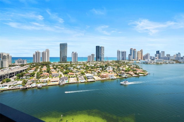 19101 NE 36th Ct Unit 2509, Aventura, FL 33180 - birds eye view of property featuring a view of city and a water view