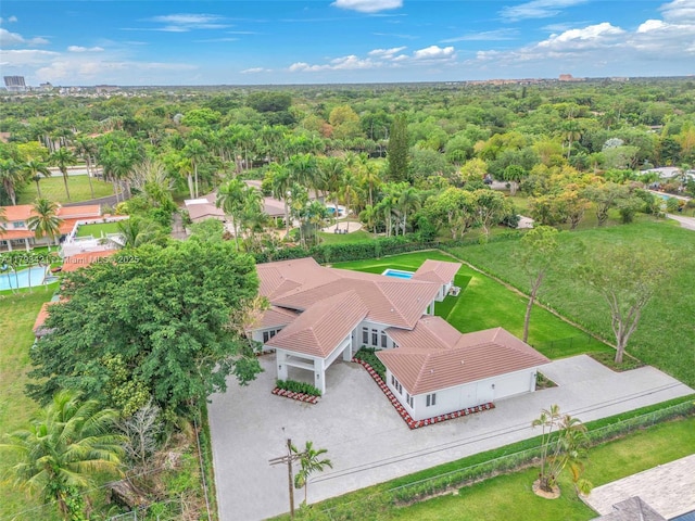 7900 SW 70th St, Miami, FL 33143 - view from above of property featuring a heavily wooded area