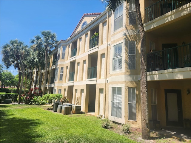 view of property featuring central AC