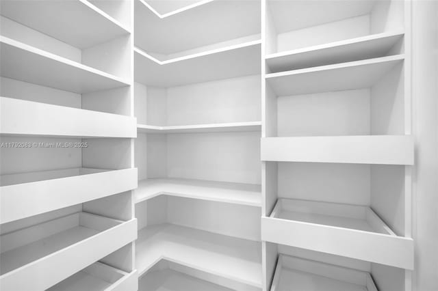 view of storage area