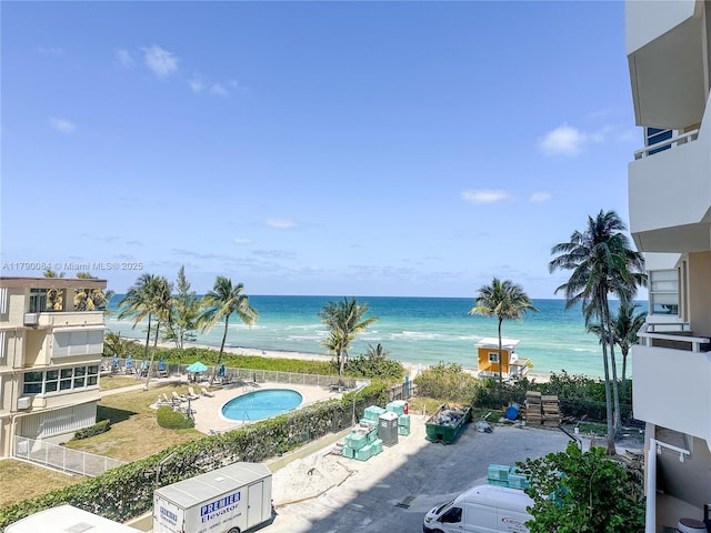 1950 S Ocean Dr Unit 3K, Hallandale Beach, FL 33009 - view of water feature with fence