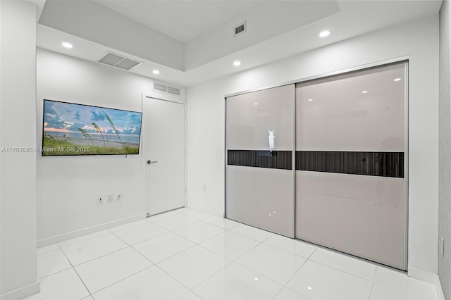 851 NE 1st Ave Unit 1506, Miami, FL 33132 - unfurnished bedroom with recessed lighting and visible vents