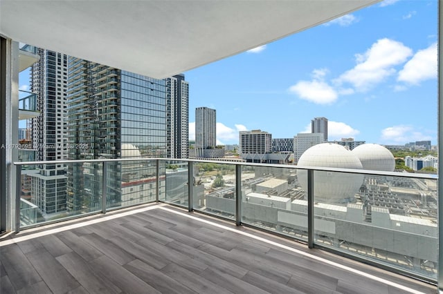851 NE 1st Ave Unit 1506, Miami, FL 33132 - balcony featuring a view of city