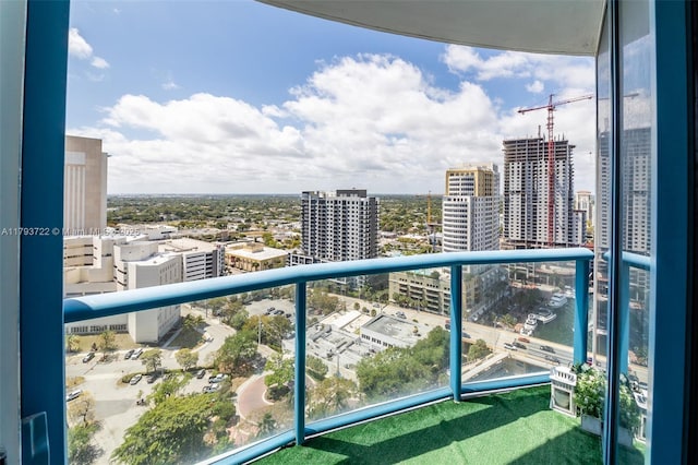 333 Las Olas Way Unit 2401, Fort Lauderdale, FL 33301 - balcony featuring a city view