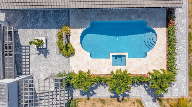 3401 SW 141st Ave, Miramar, FL 33027 - drone / aerial view of a pool area