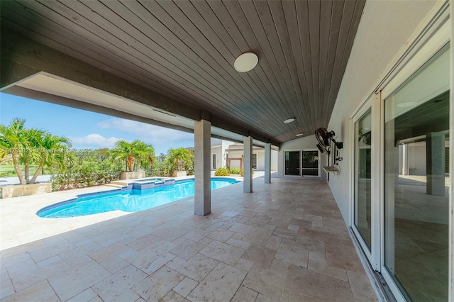 3401 SW 141st Ave, Miramar, FL 33027 - view of swimming pool with a patio and a pool with connected hot tub