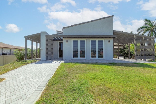 3401 SW 141st Ave, Miramar, FL 33027 - view of front of house featuring stucco siding and a pergola
