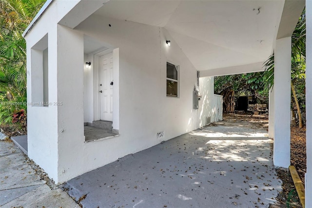 view of patio