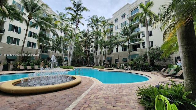 view of community pool