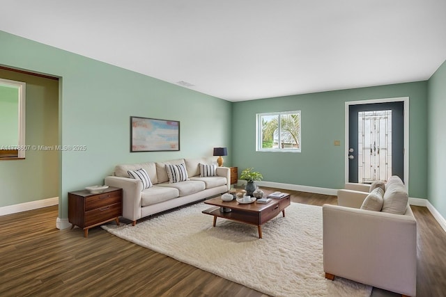 22483 Labrador St, Boca Raton, FL 33428 - living room with wood finished floors